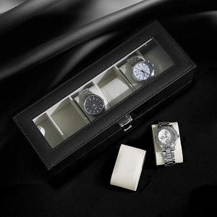 Boîte De Rangement Pour Montres Avec Miroir thumbnail 1