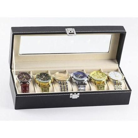 Boîte De Rangement Pour Montres Avec Miroir thumbnail 2