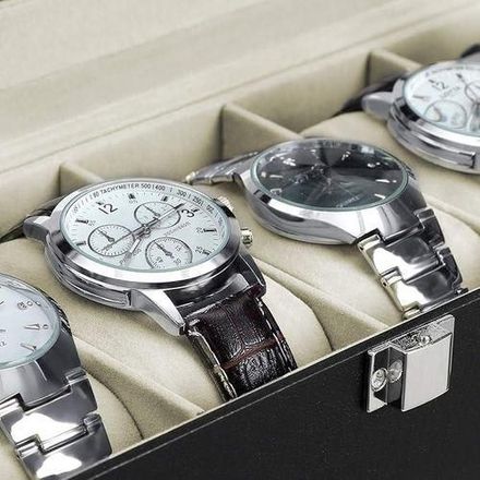 Boîte De Rangement Pour Montres Avec Miroir thumbnail 3
