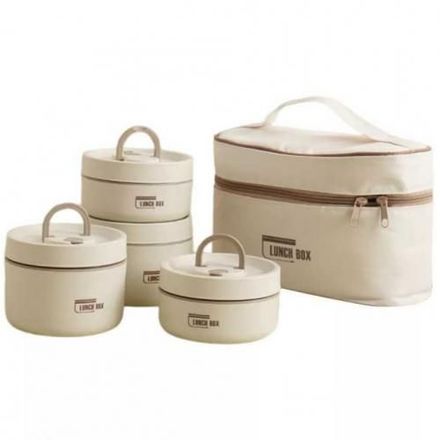 Lunch Box Isotherme Portable En Acier Inoxydable thumbnail 3