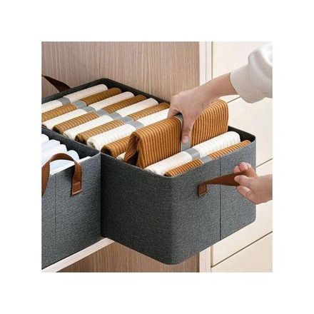 Boîte De Rangement Pliable Pour Vêtements Et Placards – Lavable, Idéale Pour Sous-vêtements Et Chaussettes thumbnail 2
