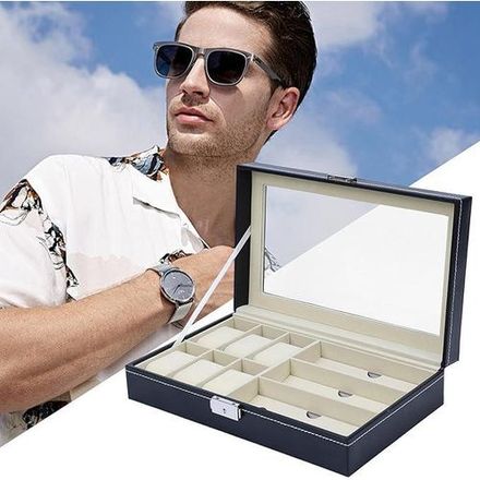 Coffret De Rangement Pour Montres Et Lunettes thumbnail 2