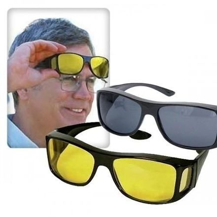 Lunette De Soleil Surlunette Pour Conduire La Nuit Hd Vision Wraparounds thumbnail 2