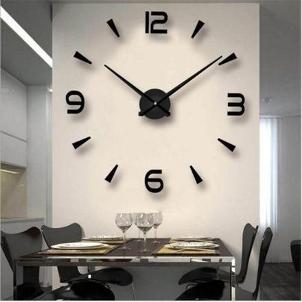 Montre Horloge Murale Décoratif Mural Amovible, Horloge Classic thumbnail 2