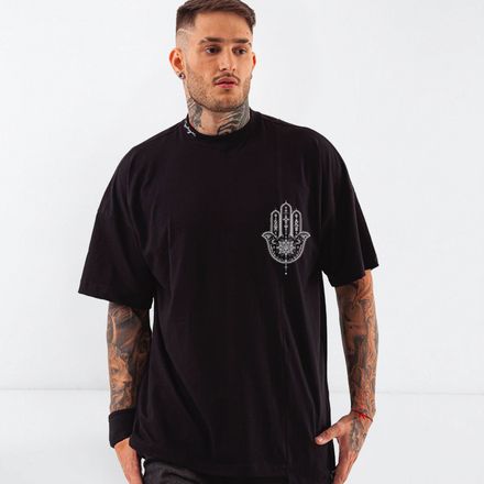 T-shirt Streetwear " Peace " Oversize thumbnail 2