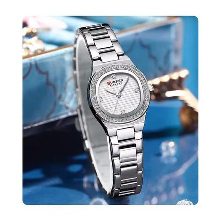  Montre Pour Femme Décontracté Cristal 3 Mains Quartz Montre-bracelet thumbnail 2