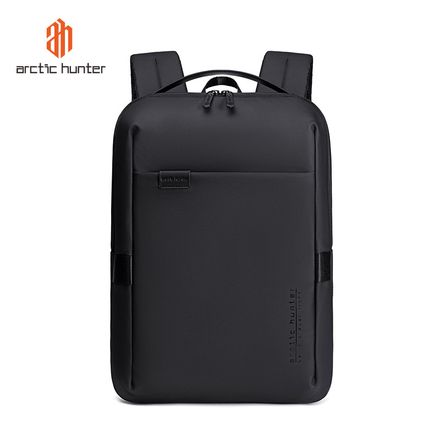Sac à dos noir pratique et confortable pour un usage quotidien en affaires thumbnail 1