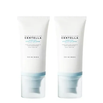 Skin1004 Madagascar Centella Hyalu - Cica Water - Fit Sun Serum - 2x50ml (twin Pack) thumbnail 2