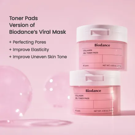 Biodance Collagen Gel Toner Pads - 60 Pads thumbnail 3