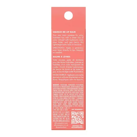Elf Cosmetic Squeeze Me Lip Balm Moisturising Lip Balm With Hyaluronic Acid - Strawberry thumbnail 3