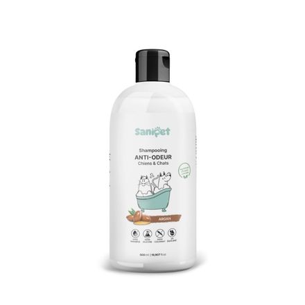 Sanipet Shampooing Anti-odeur À Lhuile Dargan 500ml thumbnail 1