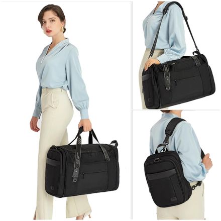 Sac De Voyage Rectangulaire Avec Fermeture Éclair Et Sangles Polyvalentes thumbnail 3