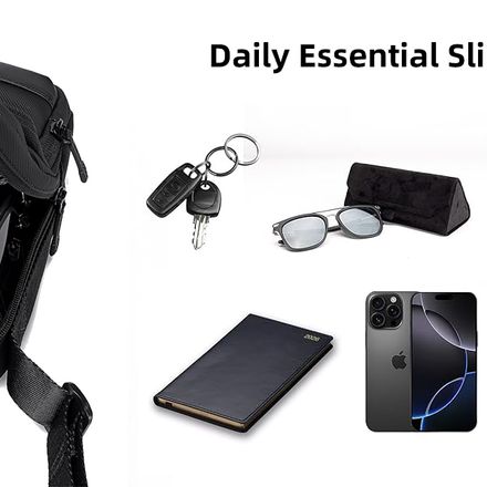 Sac bandoulière semi-structuré à fermeture zippée pour usage quotidien thumbnail 2