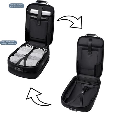 Sac À Dos Minimaliste En Tissu thumbnail 4