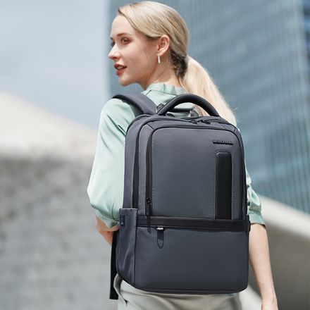 Sac À Dos D'affaires En Tissu Avec Design Minimal Et Confort D'utilisation thumbnail 1