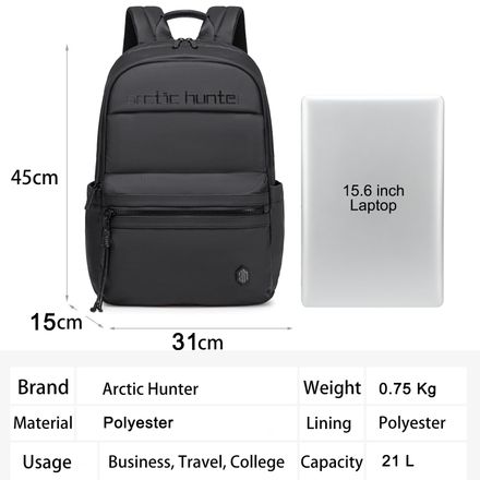 Sac À Dos Minimaliste En Tissu thumbnail 2