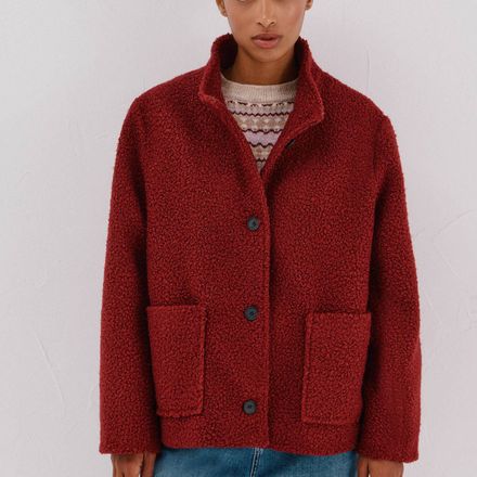 Veste Courte En Tissu Doux thumbnail 2
