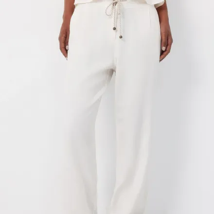 Trousers With Belt | Women's Trousers thumbnail 3