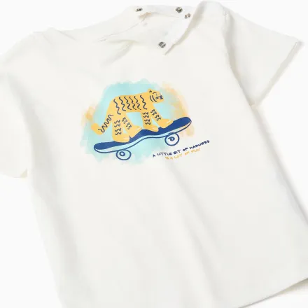 3-piece Short Sleeve Cotton Set For Baby Boys thumbnail 3