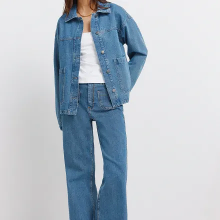 Veste En Jean Oversize thumbnail 2