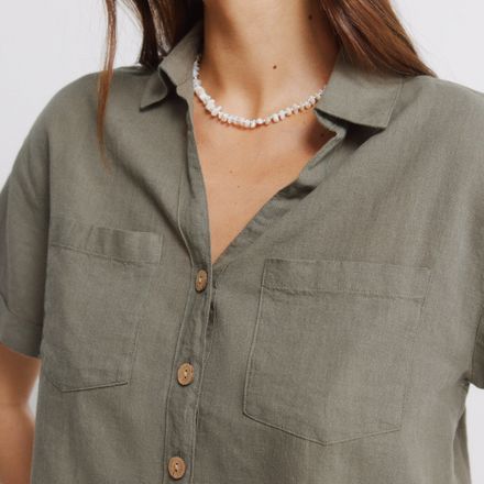 Chemise En Lin À Manches Courtes thumbnail 4