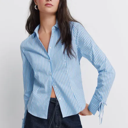 Chemise En Coton Ajustée thumbnail 1