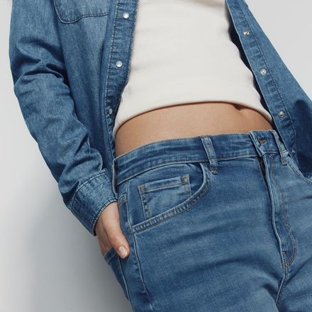 Jean Taille Haute À Jambes Larges thumbnail 4