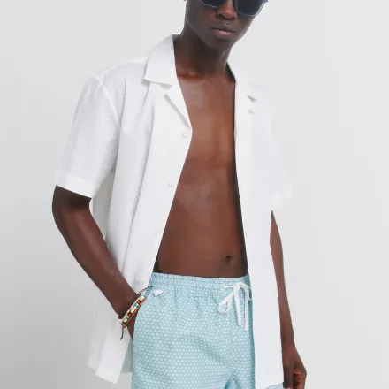 Maillot De Bain À Imprimé Géométrique thumbnail 3