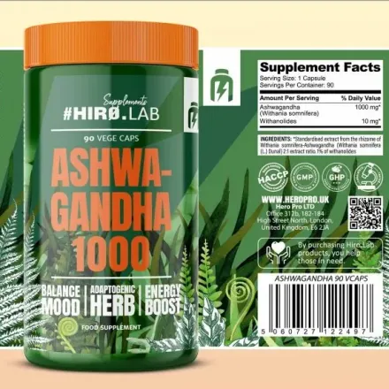 Ashwagandha 1000 Mg - 90 Capsules Végétales thumbnail 2