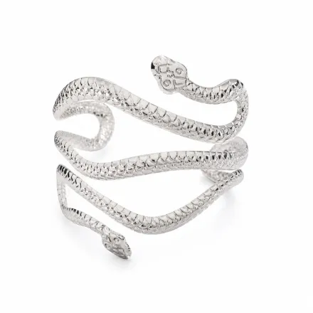 Manchette Serpent Argent thumbnail 2