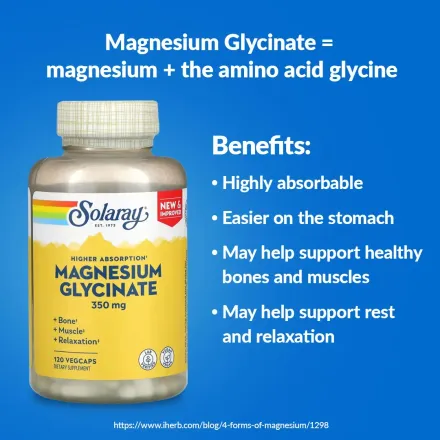 Glycinate De Magnésium À Haute Absorption 350 Mg thumbnail 2