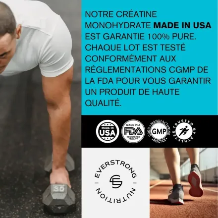 Creatine Monohydrate Creapure 5000 Mg Sans Saveur   thumbnail 3