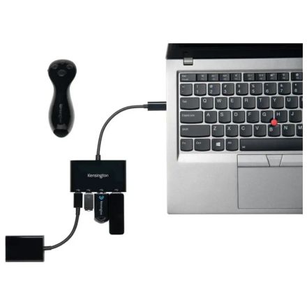 Hub Usb-c Kensington Ch1000 4 Ports (k39124eu) thumbnail 3