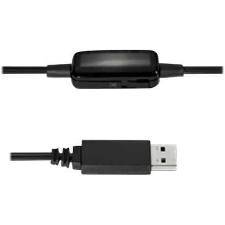 Micro-casque Classique Usb-a Avec Réglage Micro Et Volume  thumbnail 4