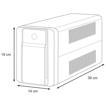 Onduleur Line-interactive Back-ups Bx1200mi-fr - 650 W/ 1200va - 4 Prises Fr thumbnail 4