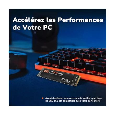 Dato Ssd Interne 1 To, Pcie Gen3x4 Nvme M.2 2280 Ssd, Jusqu’à 3300/3100 Mo/s - Dp700 Pro Série thumbnail 2