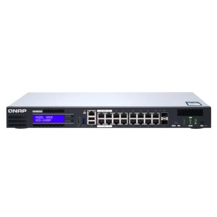 Switch géré Gigabit Ethernet 1U avec support PoE thumbnail 1