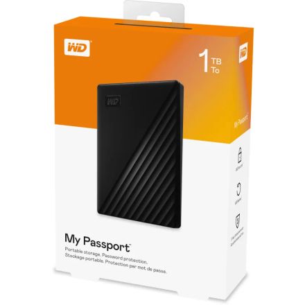 Disque Dur Externe Wd My Passport 1tb Black thumbnail 1