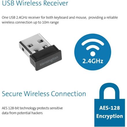 Ensemble Sans Fil Souris + Clavier Compact Pro Fit - Azerty (k75230fr) thumbnail 3