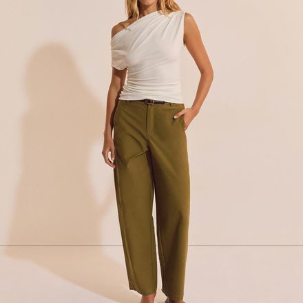 Pantalon Barrel Avec Coton thumbnail 1