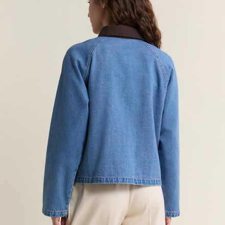 Veste En Jean À Col Contrastant thumbnail 4
