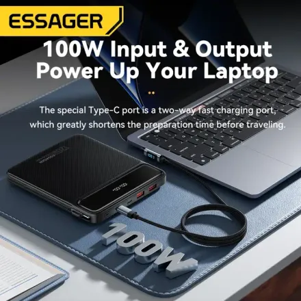 Power Bank 120w 20000mah Charge Rapide Pd Pour Pc Portable thumbnail 3