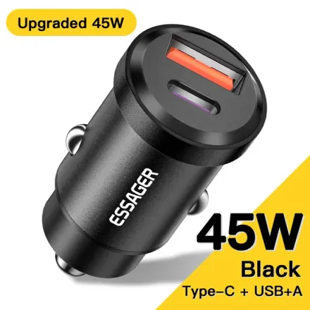Chargeur Voiture 45w Usb-c Pd 3.0 Qc 4.0 Scp 5a  thumbnail 1