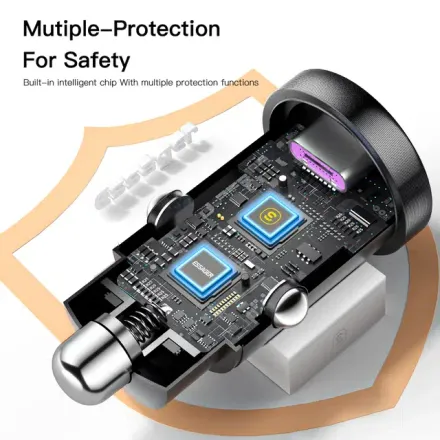 Chargeur Voiture 45w Usb-c Pd 3.0 Qc 4.0 Scp 5a  thumbnail 3