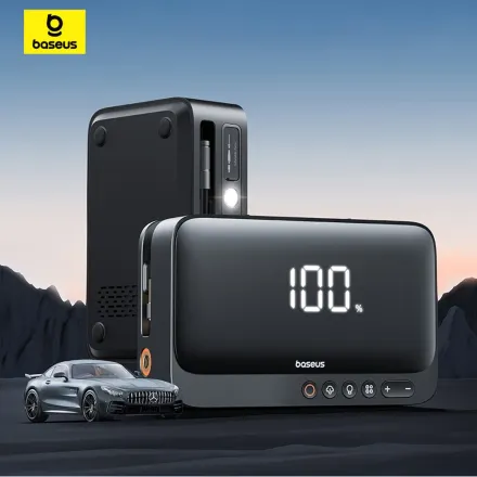 Super Energy 4-en-1 600a 6000mah Démarreur De Voiture Avec Compresseur Maroc thumbnail 3