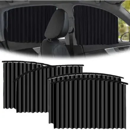 Pack De 4 Rideaux Magnétiques Pare-soleil Voiture thumbnail 2