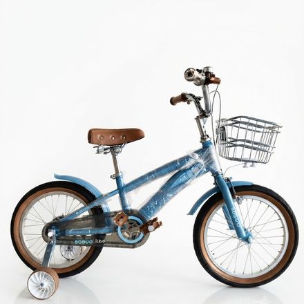 Vélo Enfant Bdduo Roues Stabilisatrices, Panier Avant, Hauteur Ajustable thumbnail 1