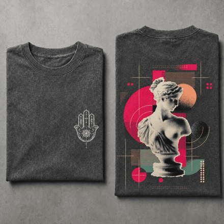 T-shirt Oversize “retro ” – Délavée thumbnail 8