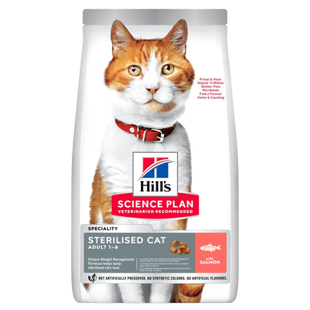 Science Plan Croquettes Pour Chat Stérilisé Au Saumon thumbnail 1