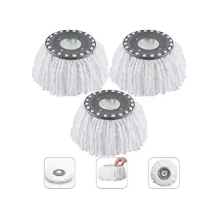 Lot De 2 Recharges De Vadrouille En Microfibre – Couleur Aléatoire thumbnail 2